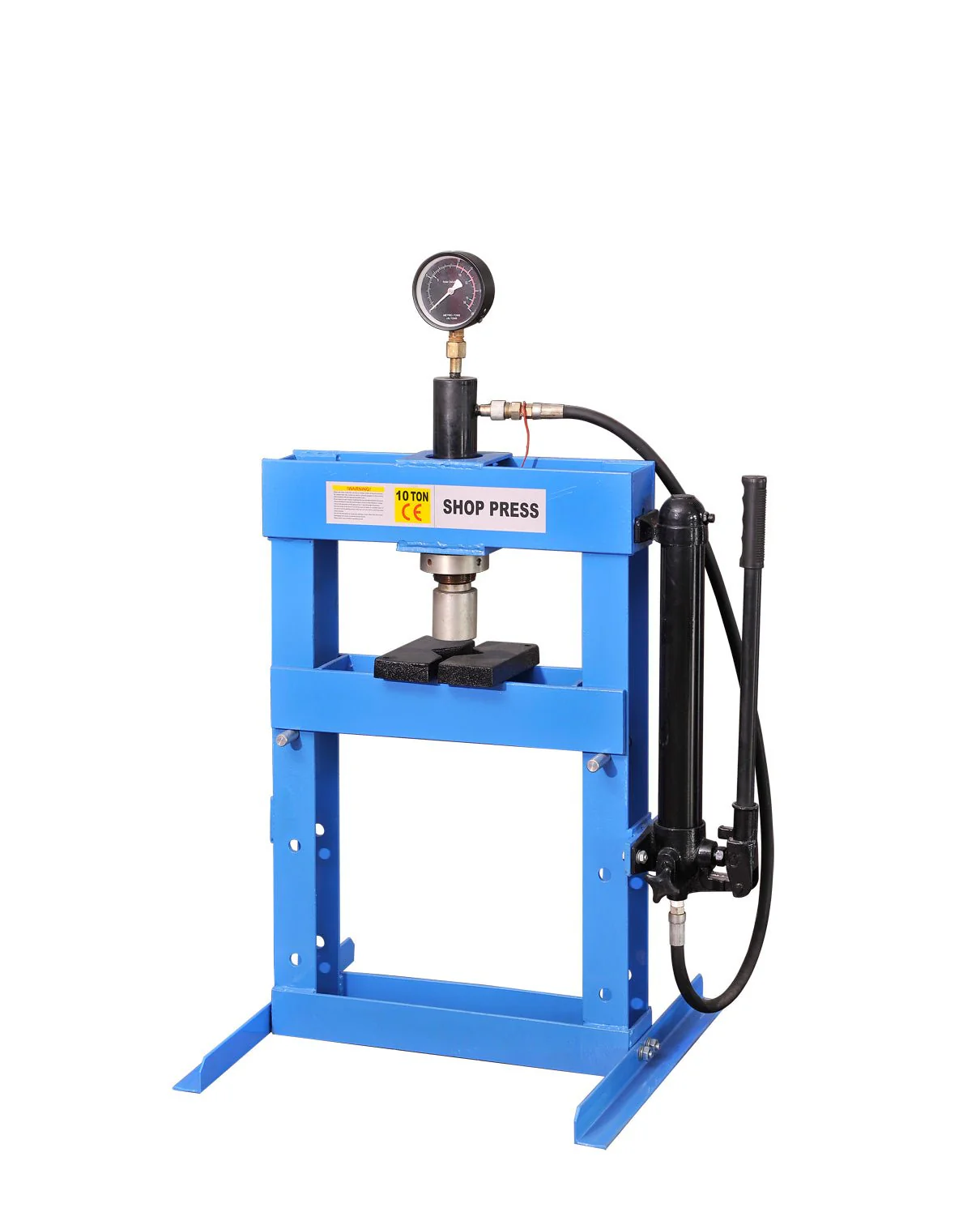 New 10 Ton Hydraulic Shop Press Table Top Heavy Duty H-Frame 97362