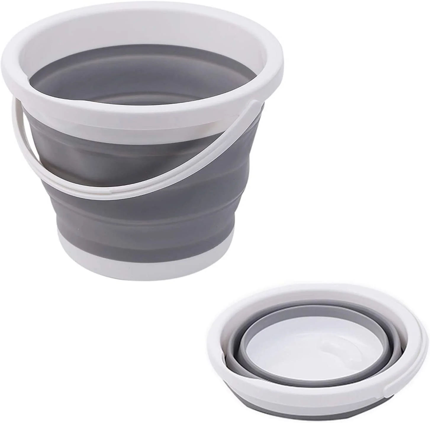 New 10L Collapsible Silicone Bucket – Portable Folding Bucket for Camping, Fishing & Travel 10L23