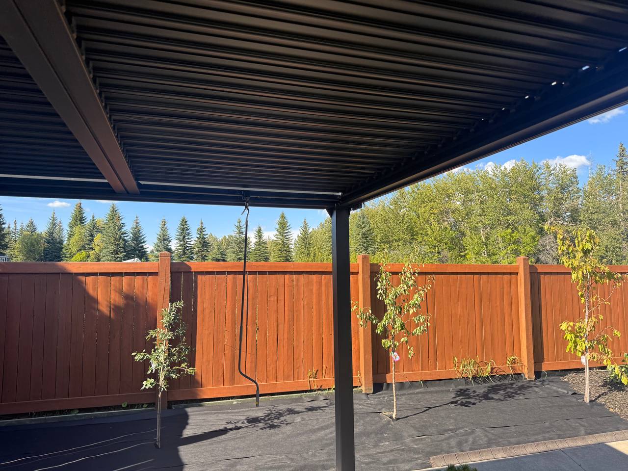 New 10x13 FT Aluminum Louvered Pergola Gazebo – Adjustable Roof Slats, Modern Outdoor Shade 1030608 - Image 12