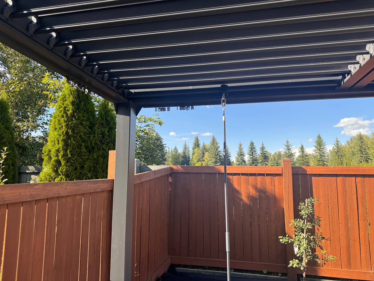 New 10x13 FT Aluminum Louvered Pergola Gazebo – Adjustable Roof Slats, Modern Outdoor Shade 1030608 - Image 7