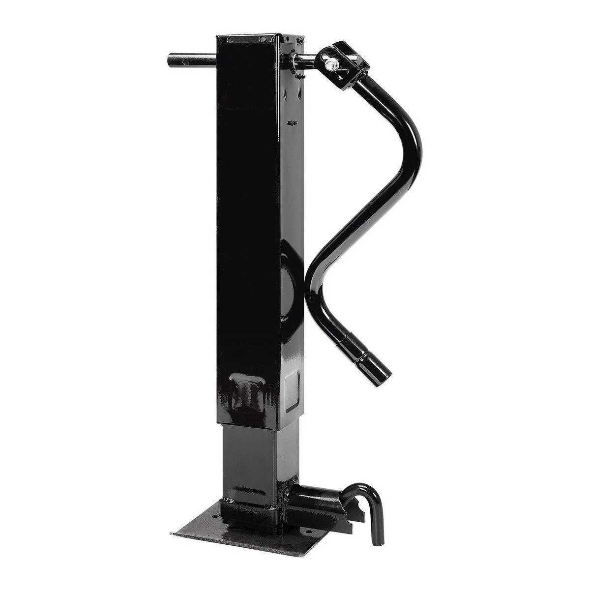 New 12,000 lb Weld-On Trailer Drop Leg Jack | Heavy-Duty Drop Plate Trailer Support 254371C