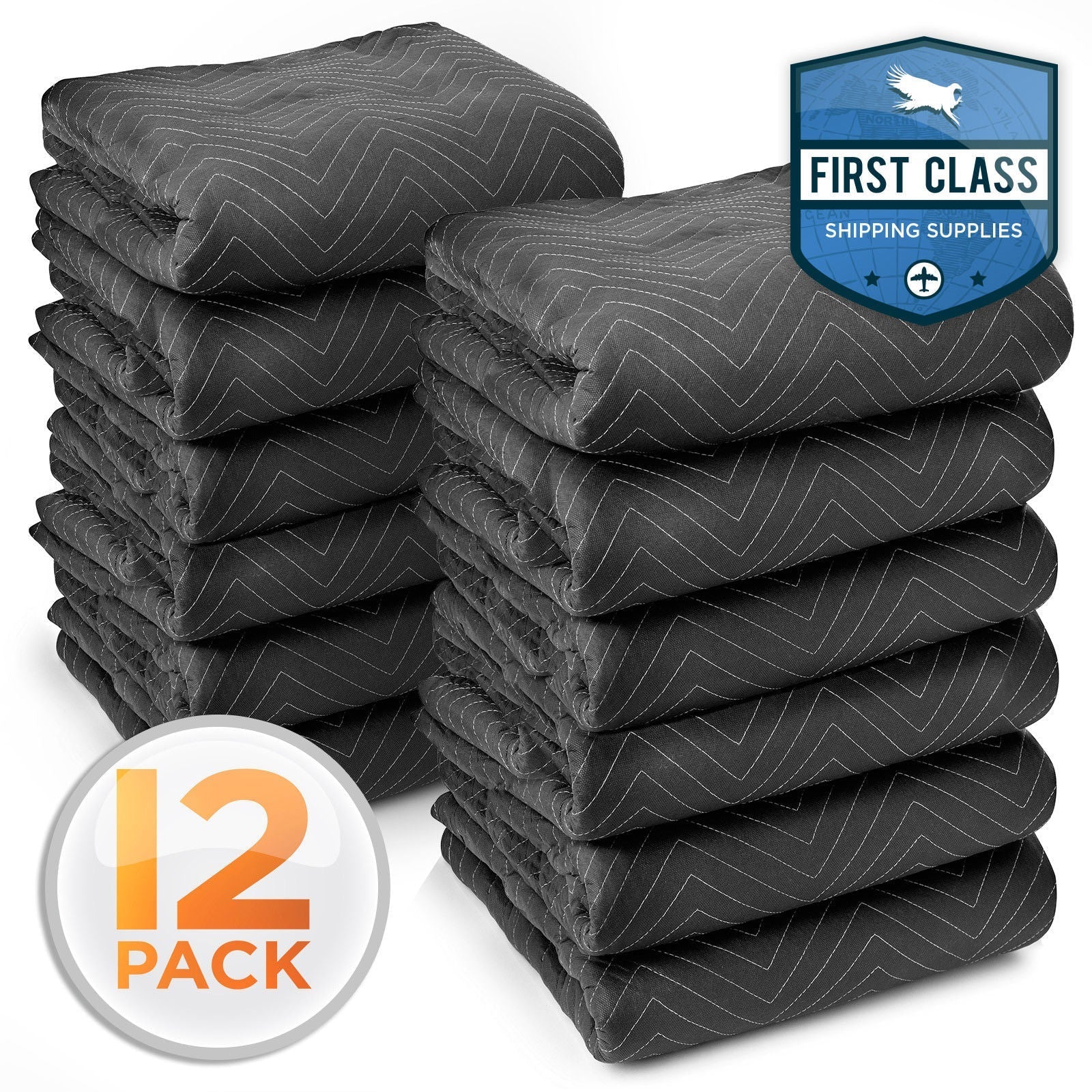 Deluxe Heavy-Duty Moving Blankets – Professional Furniture Pads for Moving &amp; Storage