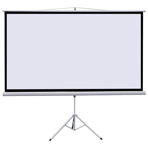 New 120” Diagonal Pull-Down Tripod Projection Screen – 4:3 Matte White Surface TS120 - Image 2