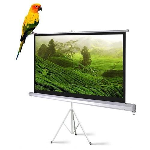 New 120” Diagonal Pull-Down Tripod Projection Screen – 4:3 Matte White Surface TS120 - Image 3