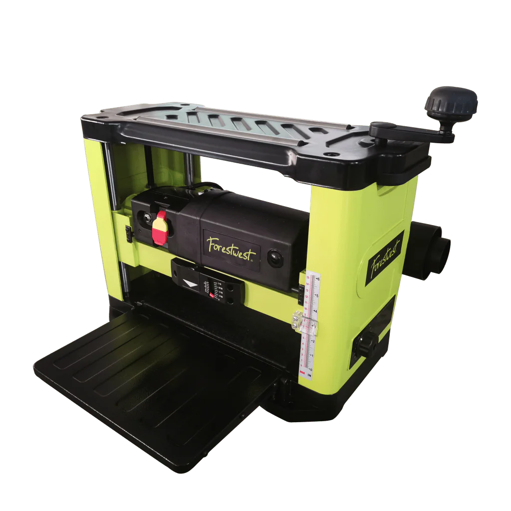 New 13-Inch Benchtop Wood Planer – 2HP Motor, Helical Spiral Cutter Head & Granite Table BM10523 - Image 2