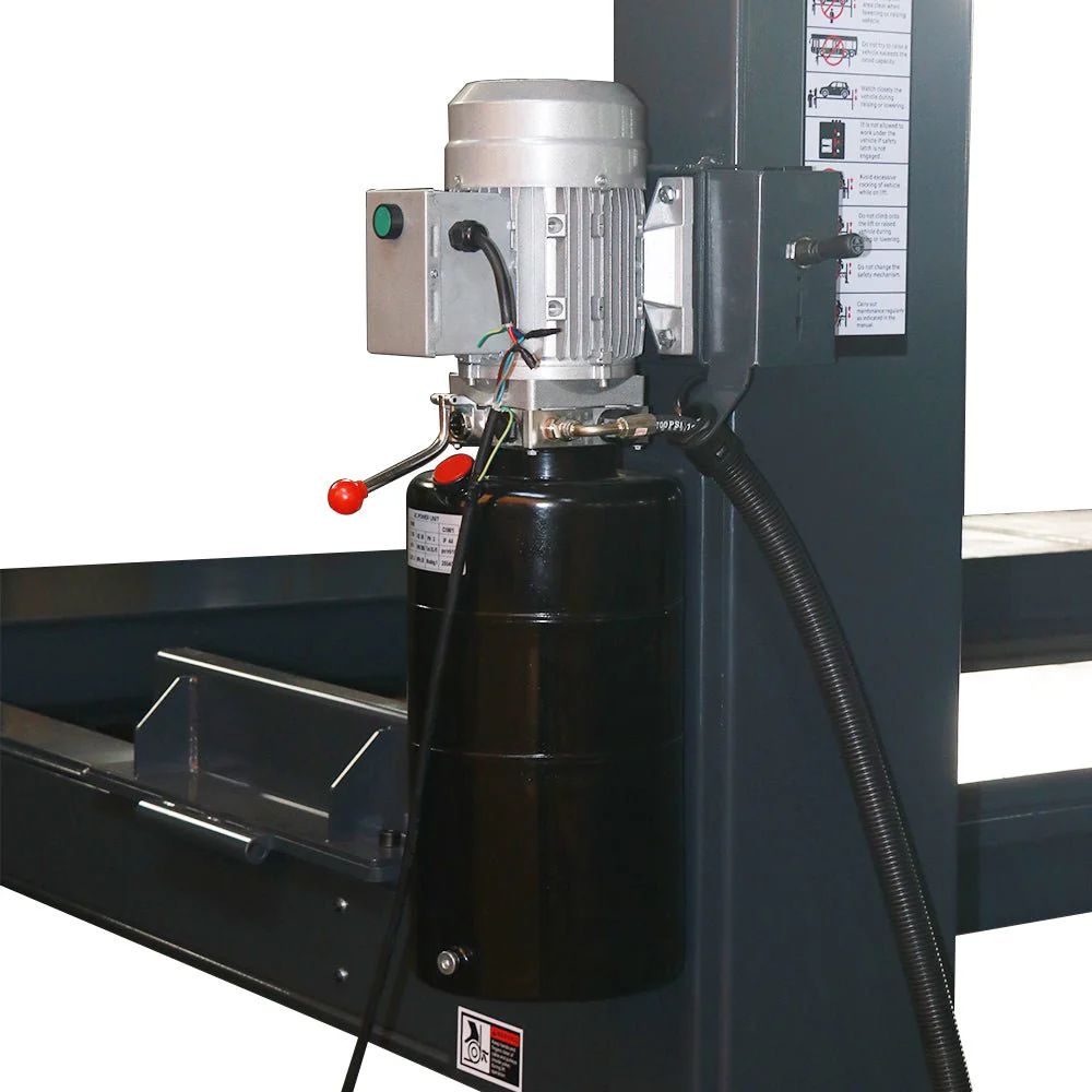 New 15-Ton (33,069 lb) Four-Post Heavy-Duty Vehicle Lift – Pneumatic Lock, Semi Truck 7m HFL40150 - Image 10