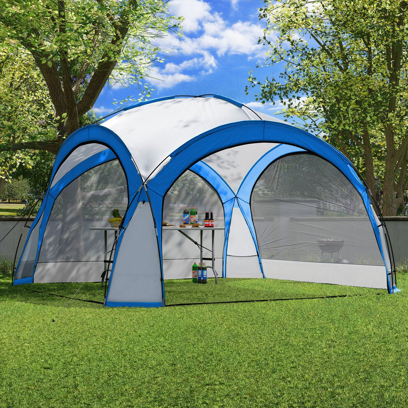 New 15 X 15 Ft Large Camping Mosquito Screen Tent 1124241