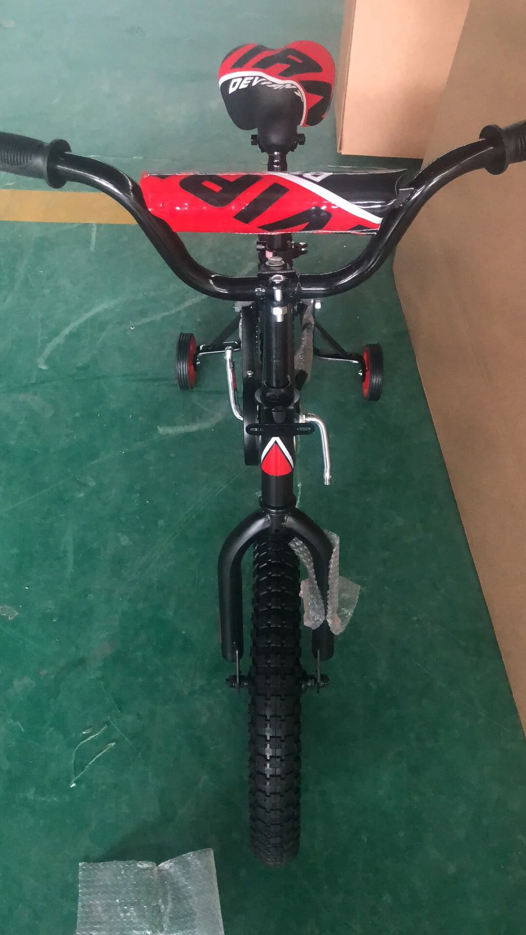 New 16-Inch Deviant Kids Bike – Black & Red Boys' Bicycle with Training Wheels NS37 - Image 5