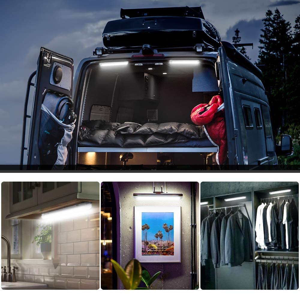 New (2) 13.5-Inch 72 LED 12V Interior Trailer RV Light with Switch – Model 52813 - Image 2