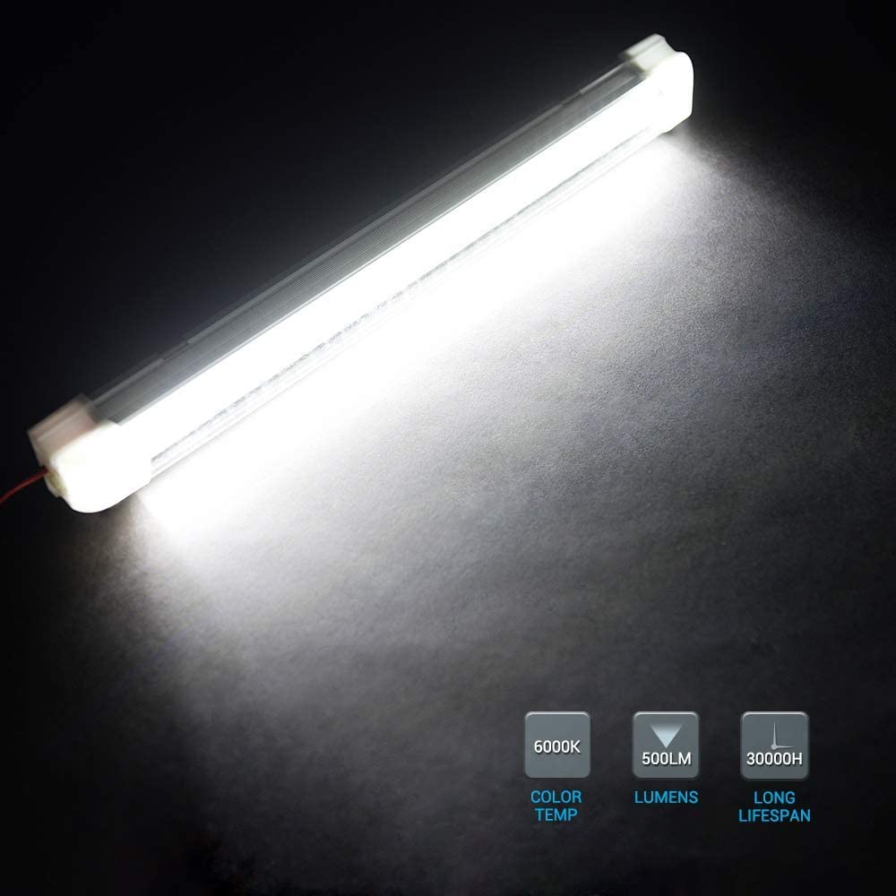New (2) 13.5-Inch 72 LED 12V Interior Trailer RV Light with Switch – Model 52813 - Image 7
