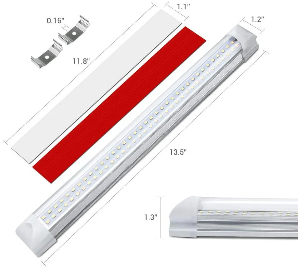 New (2) 13.5-Inch 72 LED 12V Interior Trailer RV Light with Switch – Model 52813 - Image 8