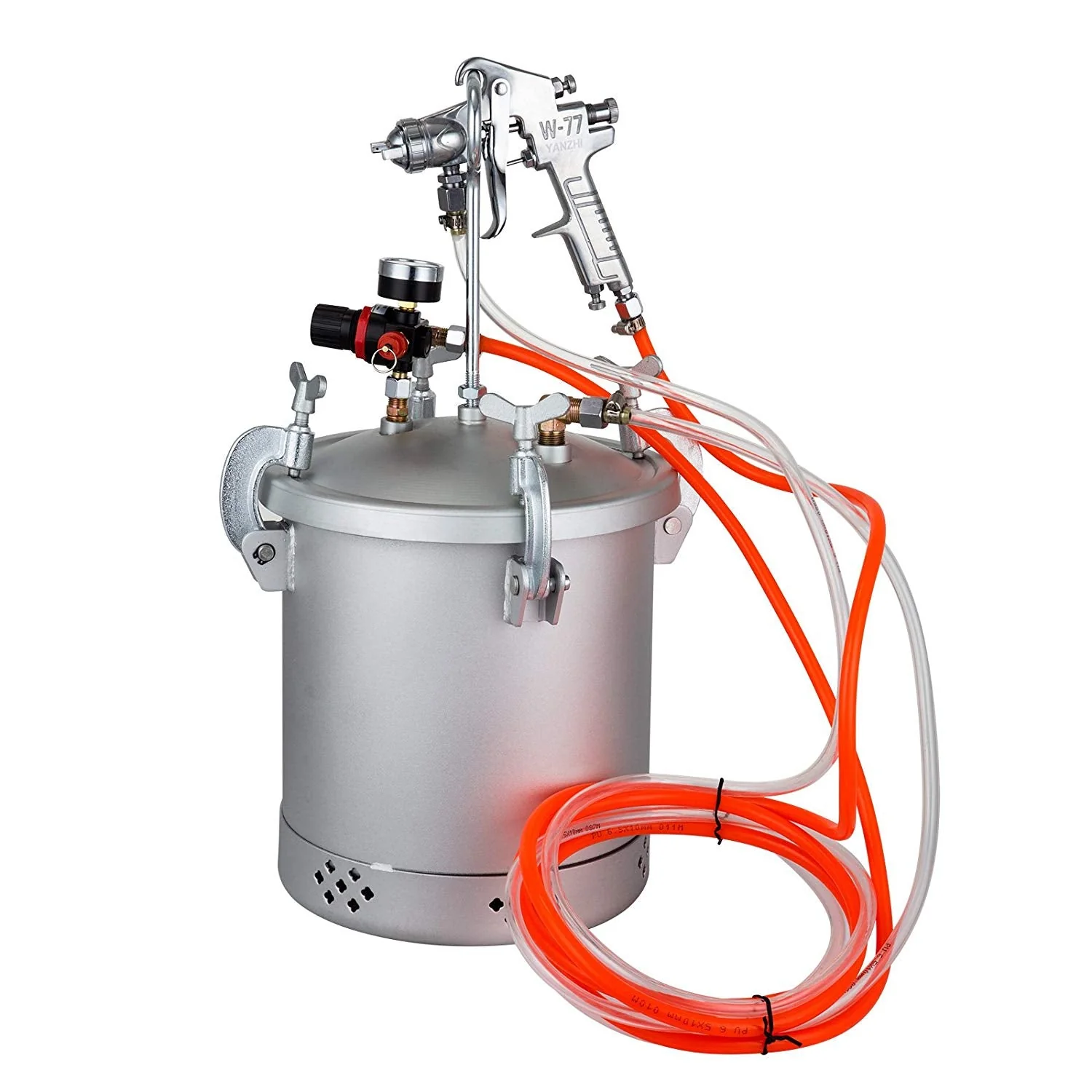 New 2.5 Gallon Pressure Feed Paint Tank Sprayer – High Capacity Paint Spraying Pot 518TPS
