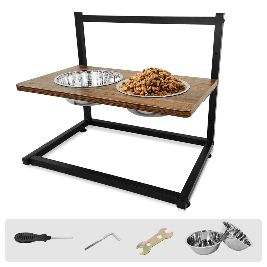 New 2-Bowl Elevated Dog & Cat Raised Pet Feeder – Adjustable Height, Non-Slip Design 257105 - Image 14