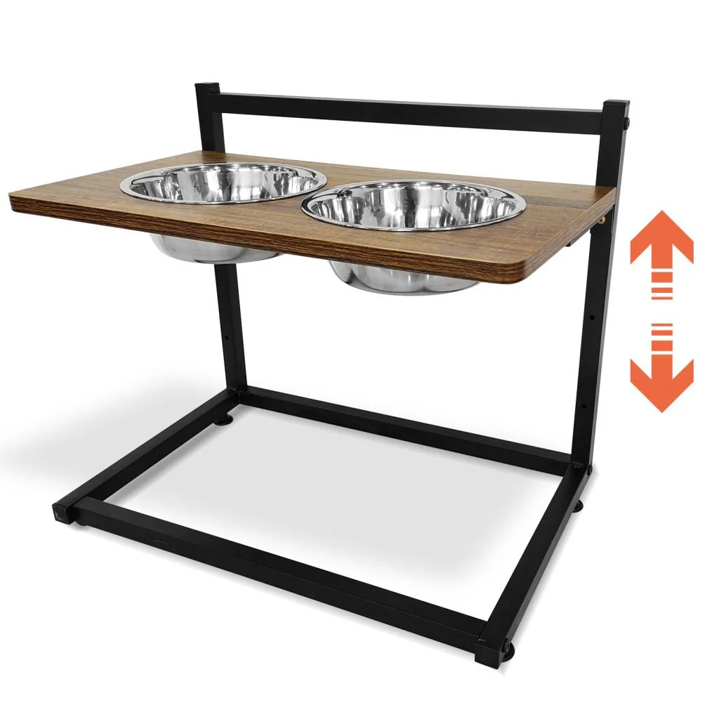 New 2-Bowl Elevated Dog & Cat Raised Pet Feeder – Adjustable Height, Non-Slip Design 257105 - Image 5