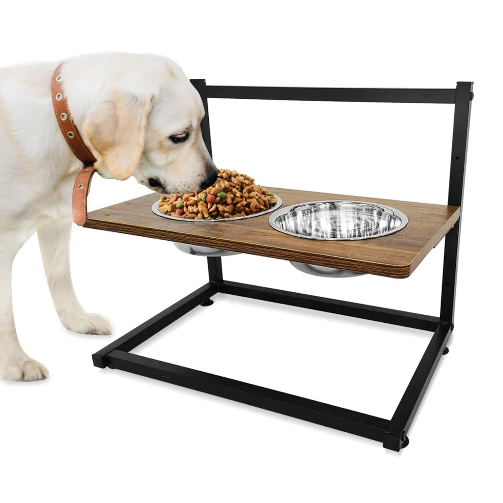 New 2-Bowl Elevated Dog & Cat Raised Pet Feeder – Adjustable Height, Non-Slip Design 257105 - Image 6