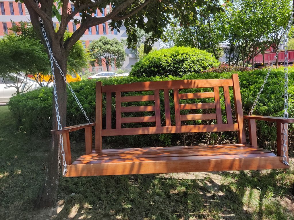 New 2 Person Wooden Patio Swing – Durable Outdoor Relaxation Seat 827216 - Image 3
