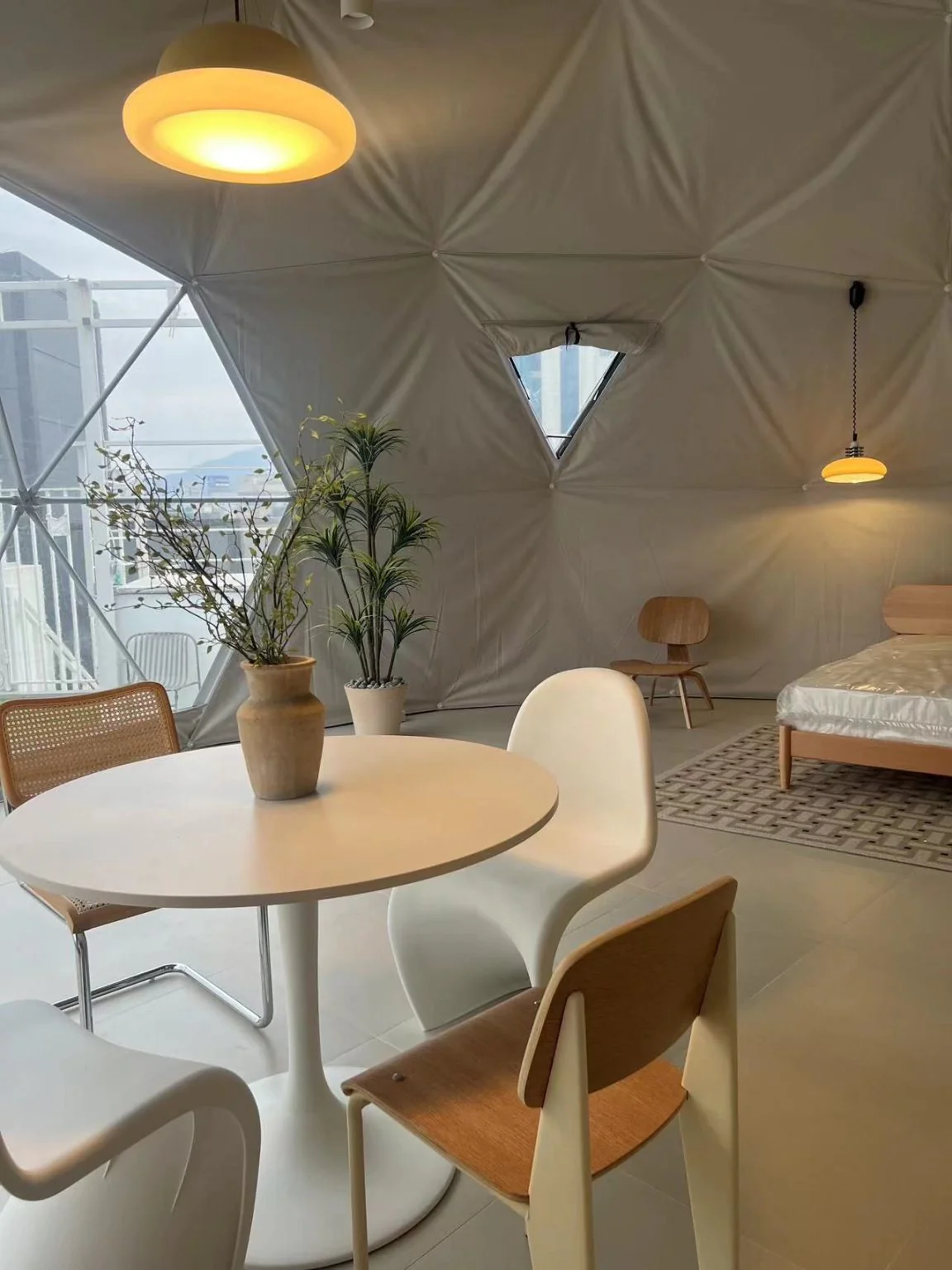 New 20FT Deluxe Eco Dome Glamping Tent – Geodesic Dome Building for Luxury Camping 112520GD - Image 13