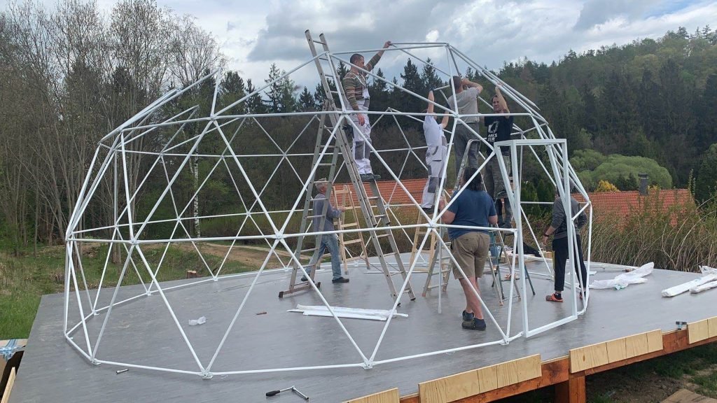 New 20FT Deluxe Eco Dome Glamping Tent – Geodesic Dome Building for Luxury Camping 112520GD - Image 6