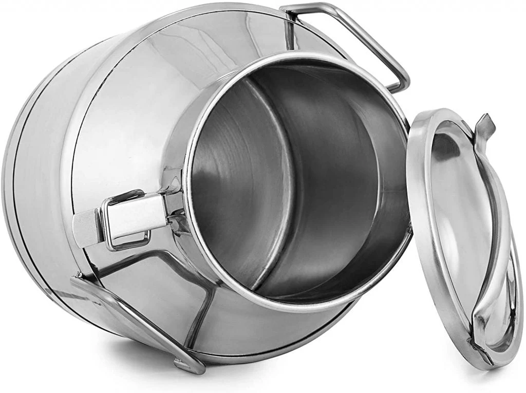 New 20L Stainless Steel Milk Can & Wine Pail – Food-Grade Storage Container NNTL20L - Image 2