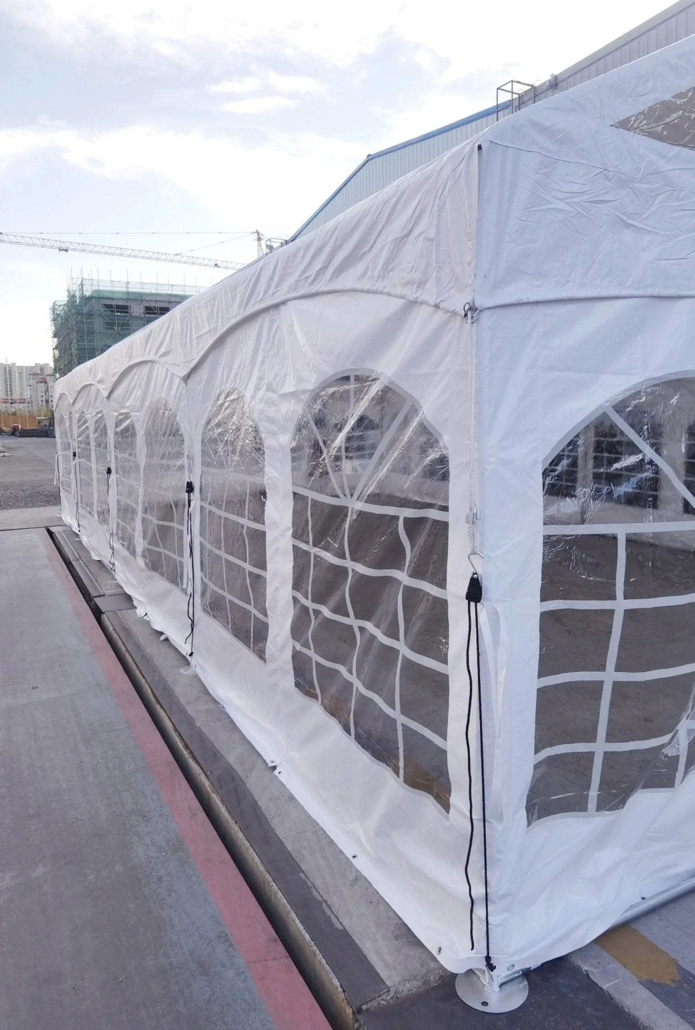 New 20x40 PVC Commercial Grade Transparent Party Tent with Ground Bar – 0W2040 - Image 11
