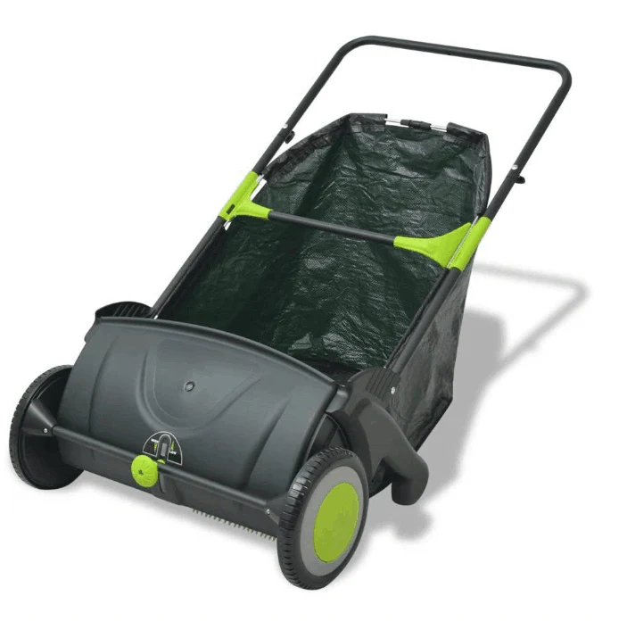 New 21 in Push Lawn Sweeper with Collection Bag – Adjustable Height | SKU: WTS00121 - Image 2