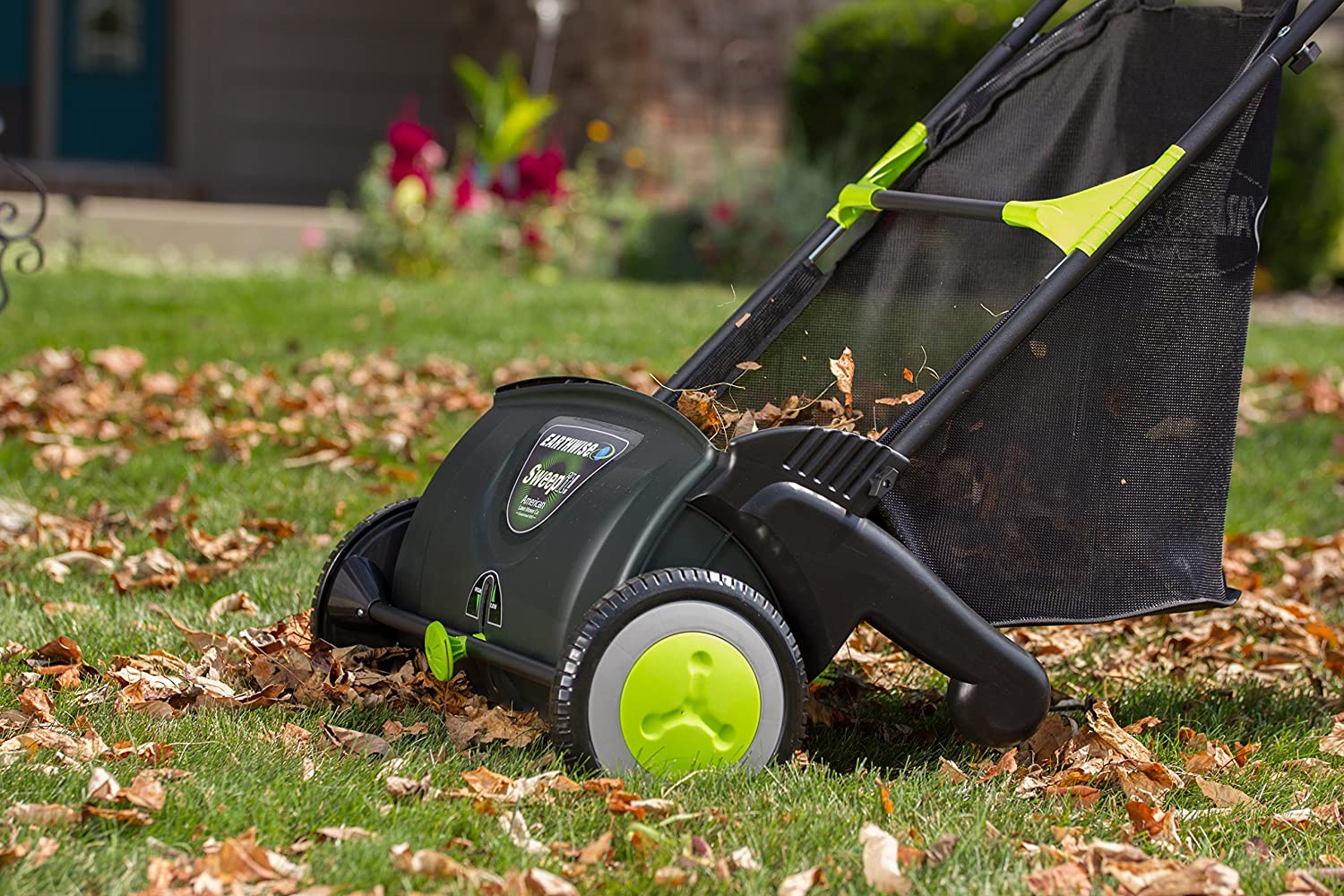 New 21 in Push Lawn Sweeper with Collection Bag – Adjustable Height | SKU: WTS00121 - Image 3