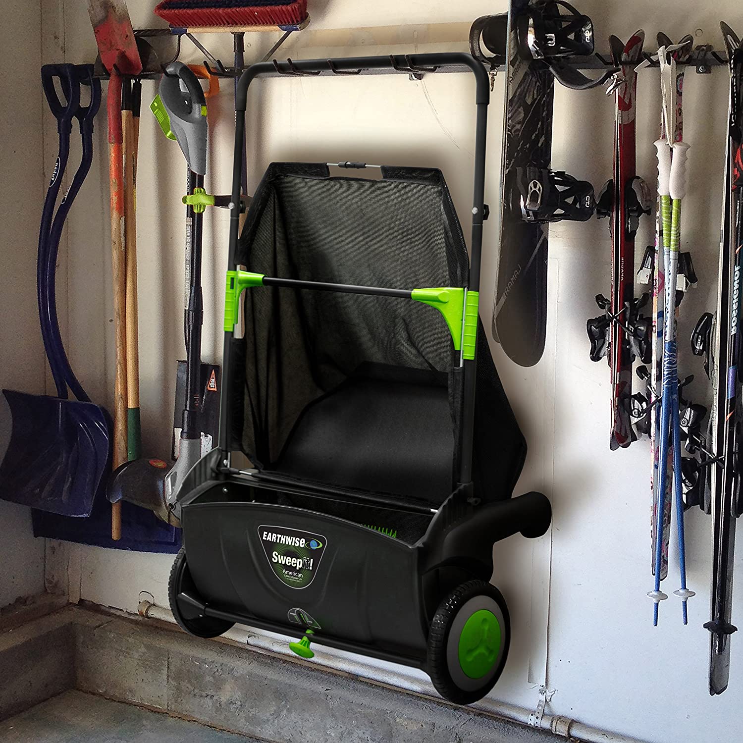 New 21 in Push Lawn Sweeper with Collection Bag – Adjustable Height | SKU: WTS00121 - Image 5