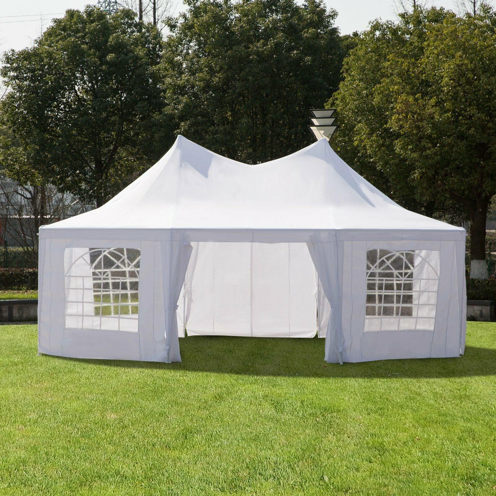 New 22 x 16 Ft Octagon PVC Party Tent – Waterproof High Roof Event Canopy with Church Windows – SKU S3074 - Image 4