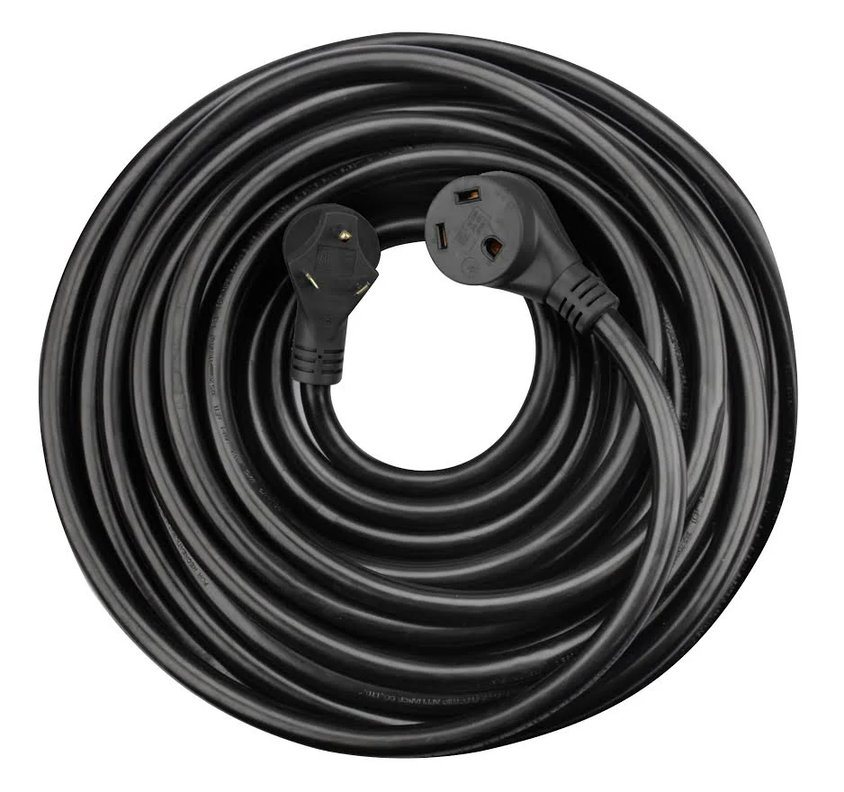 New 25 FT & 50 FT 30 Amp 10 AWG 3-Wire Heavy Duty RV Extension Cord – 100% Copper, PVC Jacket