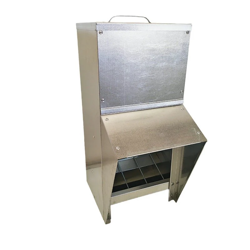 New 25 LBS Galvanized Chicken & Duck Feeder – Durable Outdoor Poultry Feed Dispenser S1228 - Image 4