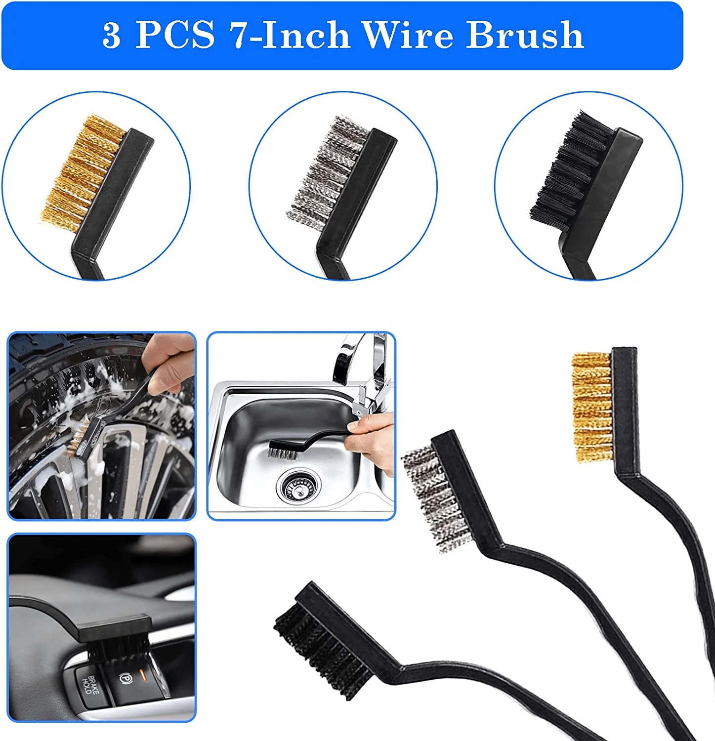 New 26 PCS Car Detailing Brush Set Auto Detailing Kit with Buffing Sponges 26PDB - Image 2