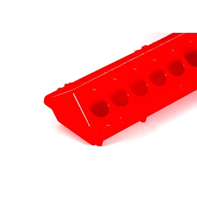 28 & 18 Hole Chick, Pigeon & Quail Feeder – 50cm Durable Plastic Poultry Feeder with Flip-Top Lid866051 - Image 2