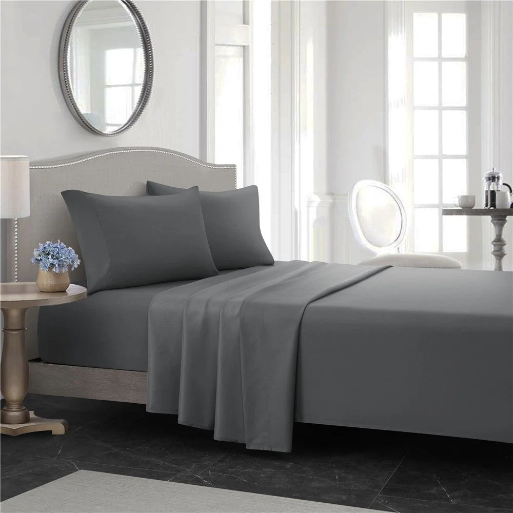 New 3-Piece Twin Brushed Microfiber Sheet Set – Soft, Wrinkle-Resistant Bedding - Image 3
