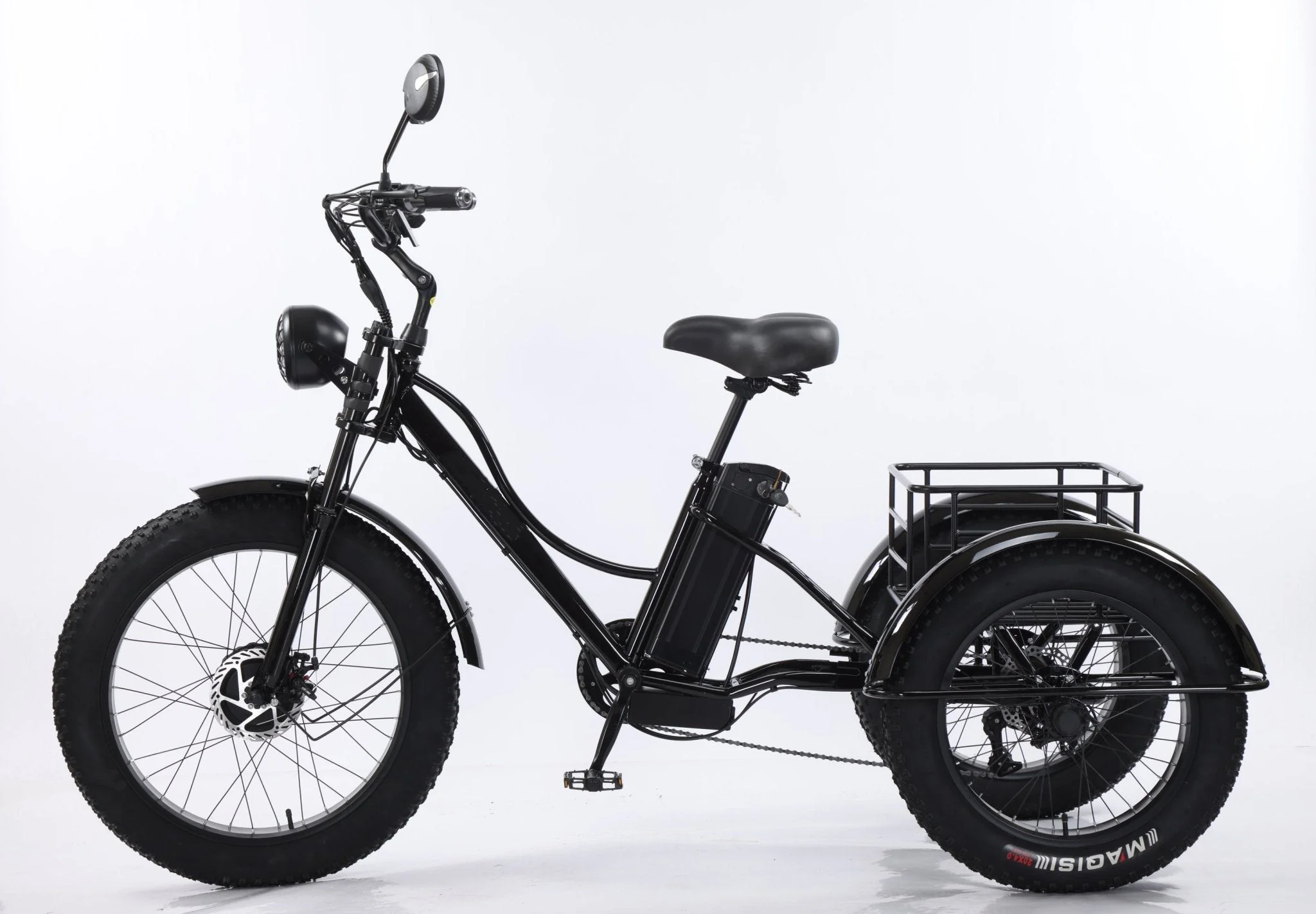 New 3-Wheel Fat Tire Electric Trike 750W Motor, Heavy-Duty 3-Wheel E-Bike – 250512T