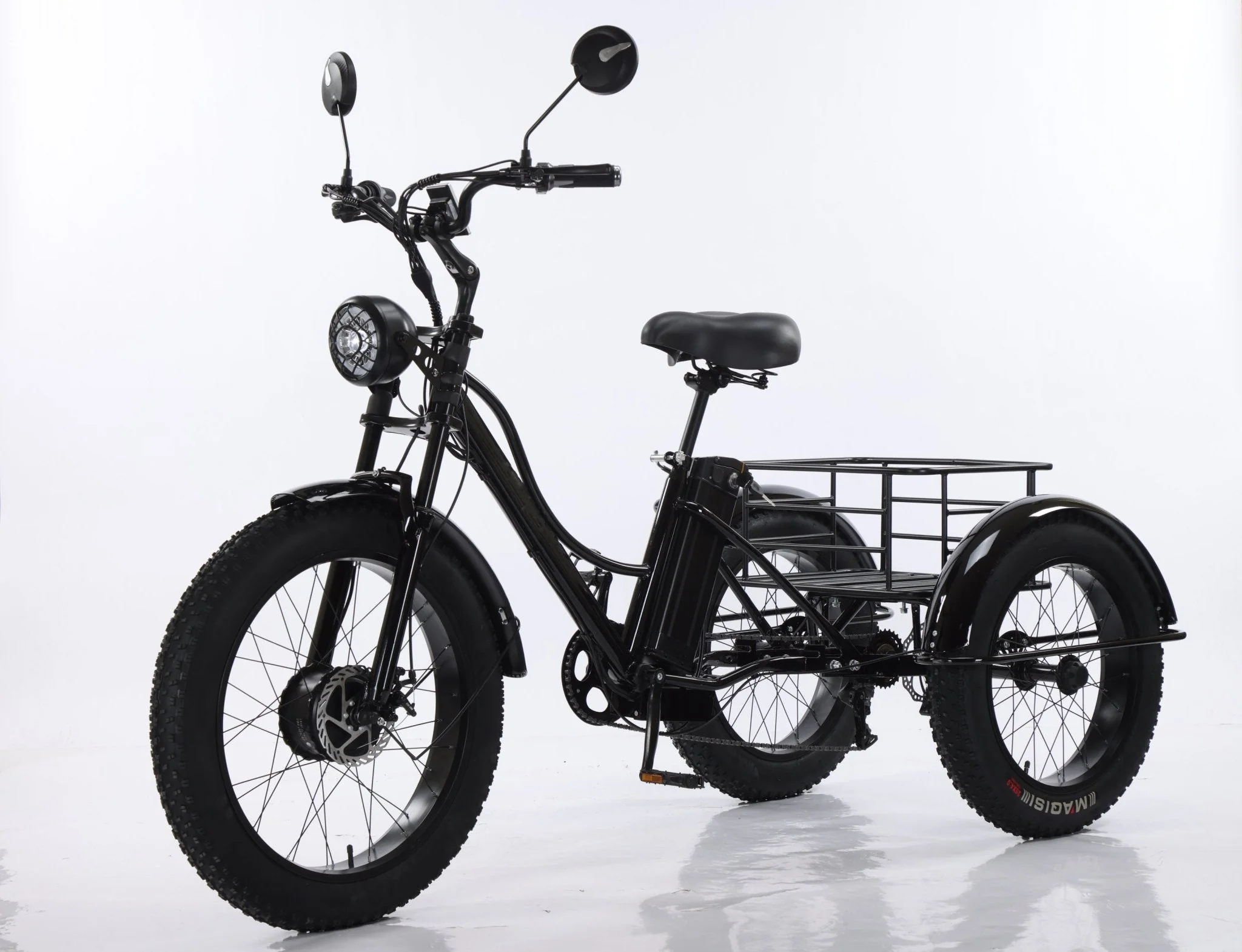 New 3-Wheel Fat Tire Electric Trike 750W Motor, Heavy-Duty 3-Wheel E-Bike – 250512T - Image 4