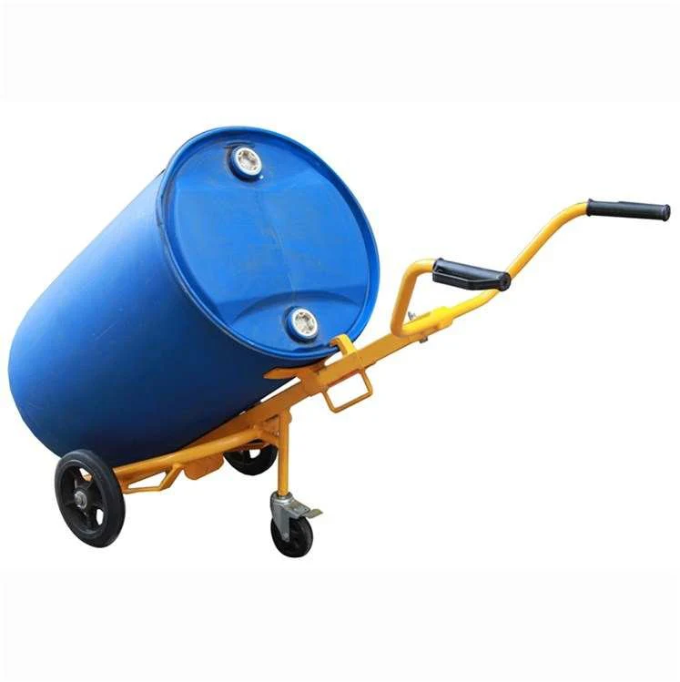 3-Wheel Portable Drum Dolly Trolley – Heavy-Duty Steel Barrel Cart DE400