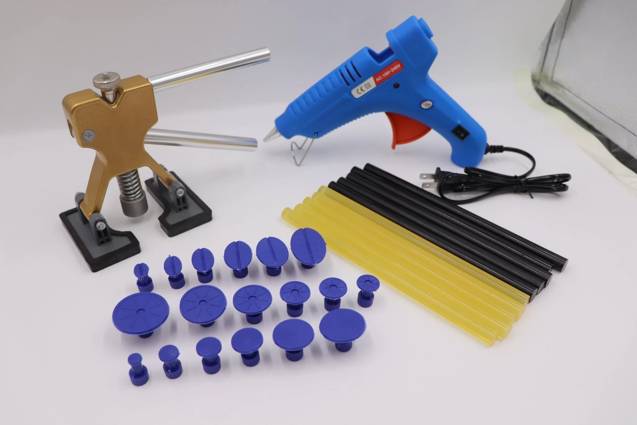 30 PCS Paintless Dent Repair Kit with Glue Gun – DIY Car Dent Puller Tool Set 830573 - Image 10