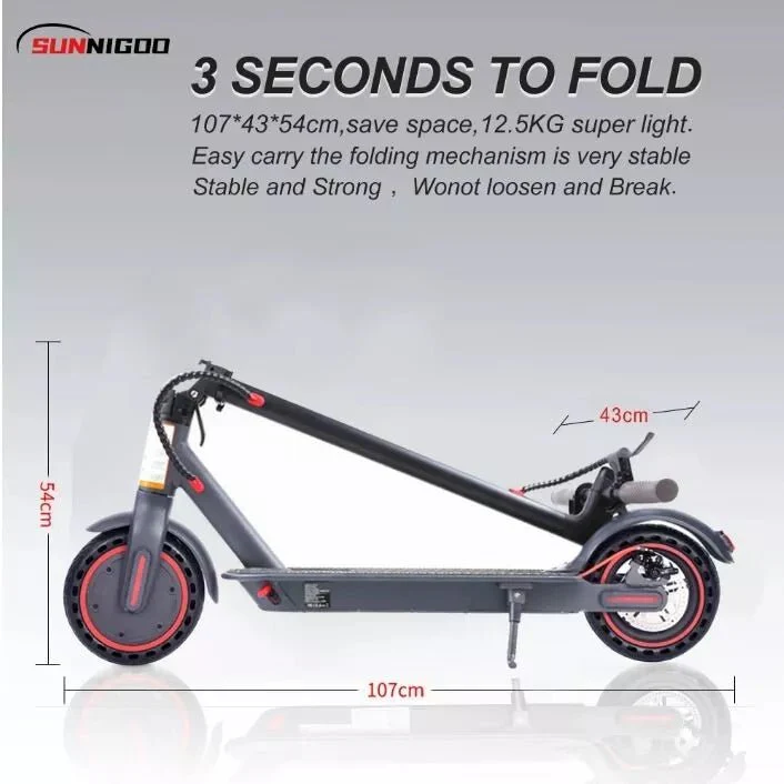 New 350W Electric Scooter – 30KM Range, LCD Display, App Control, Foldable Design, 30kmh 3848581 - Image 6
