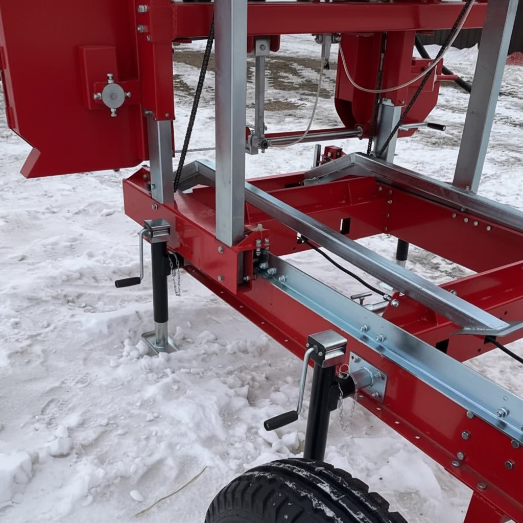 New 36" Portable Sawmill with 27HP Engine – Electric Start Wood Cutting Mill RS36G - Image 5