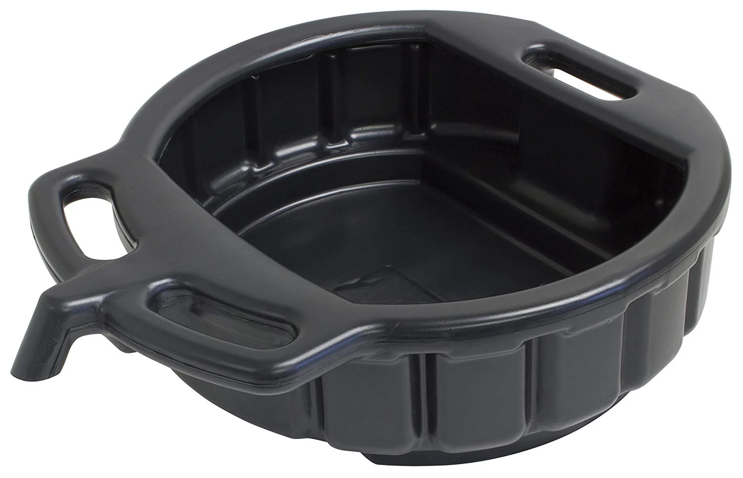 New 4 Gallon Oil Drain Pan with Easy Grip Handles – Durable, No-Spill Design for Quick Oil Changes ODP