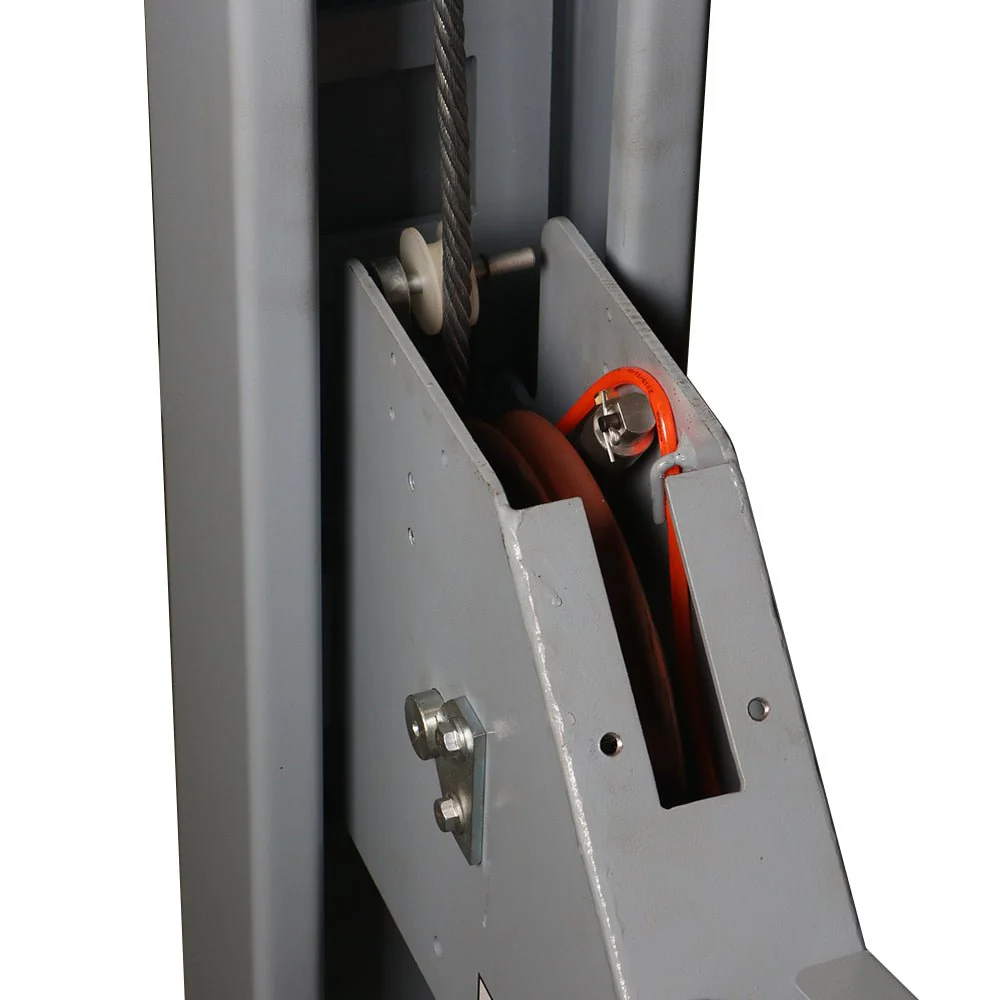New 4-Ton (8,818 lb) Four-Post Alignment Lift with Wheel-Free Scissor Lift – Pneumatic Lock & 24V Control HTL4340X - Image 4