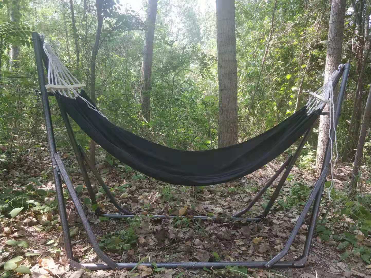 New 440lbs Capacity Hammock with Heavy-Duty Metal Stand – Portable Indoor/Outdoor Use 527BHS - Image 15