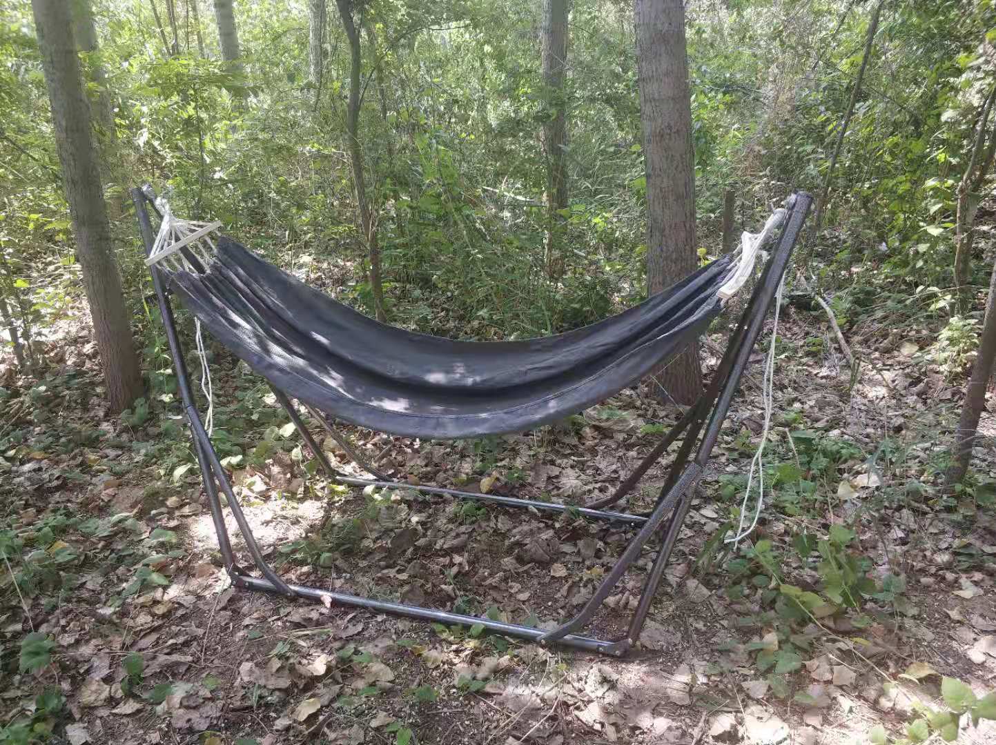 New 440lbs Capacity Hammock with Heavy-Duty Metal Stand – Portable Indoor/Outdoor Use 527BHS - Image 6