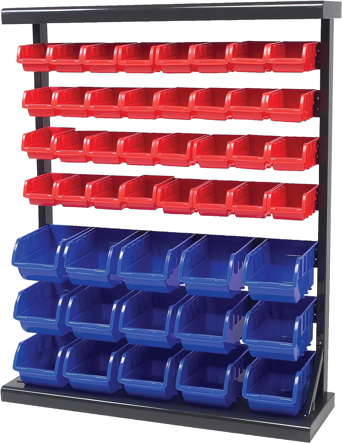 New 47 Pcs Storage Rack Bolt Bin Organizer with Steel Frame | S1191