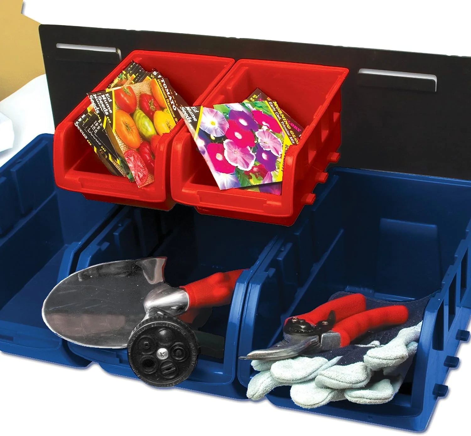 New 47 Pcs Storage Rack Bolt Bin Organizer with Steel Frame | S1191 - Image 2