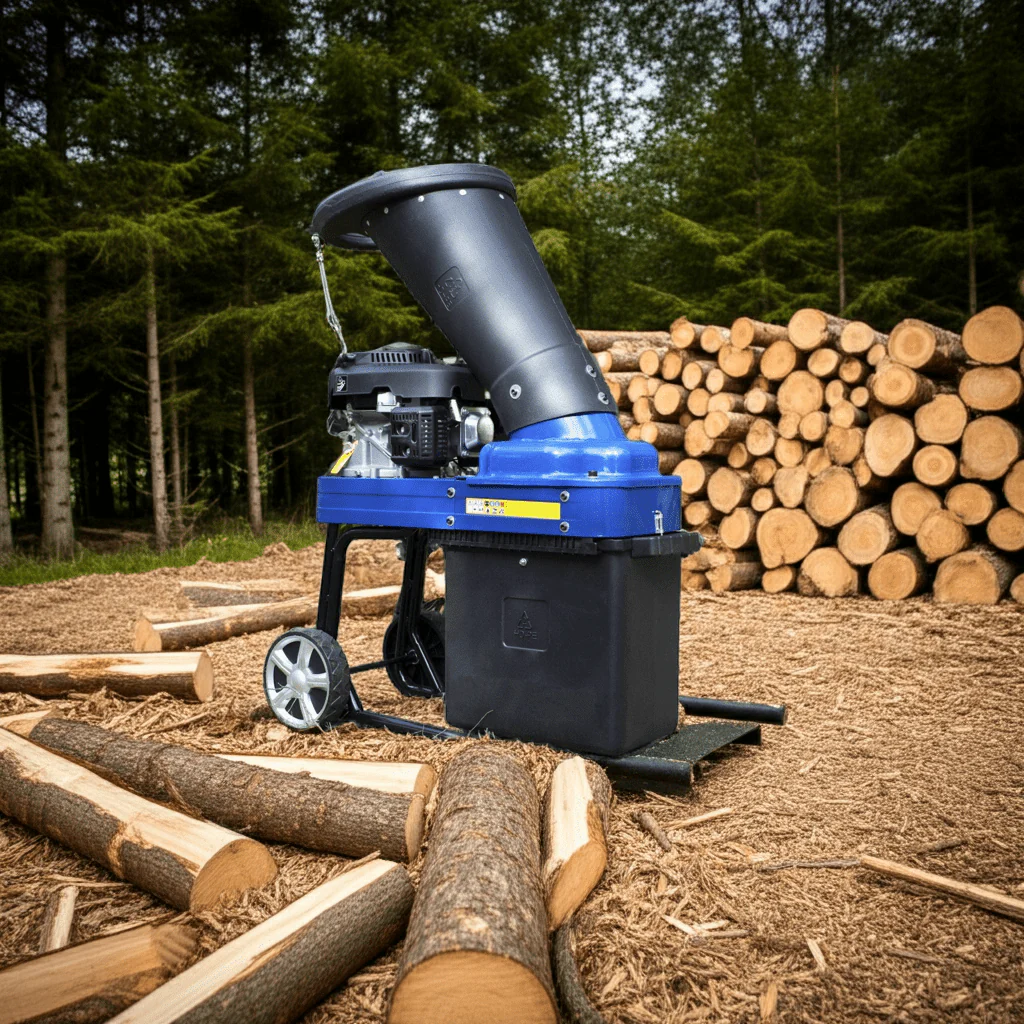 New 4HP Wood Chipper Shredder – Heavy Duty Garden Mulcher Machine WT214281