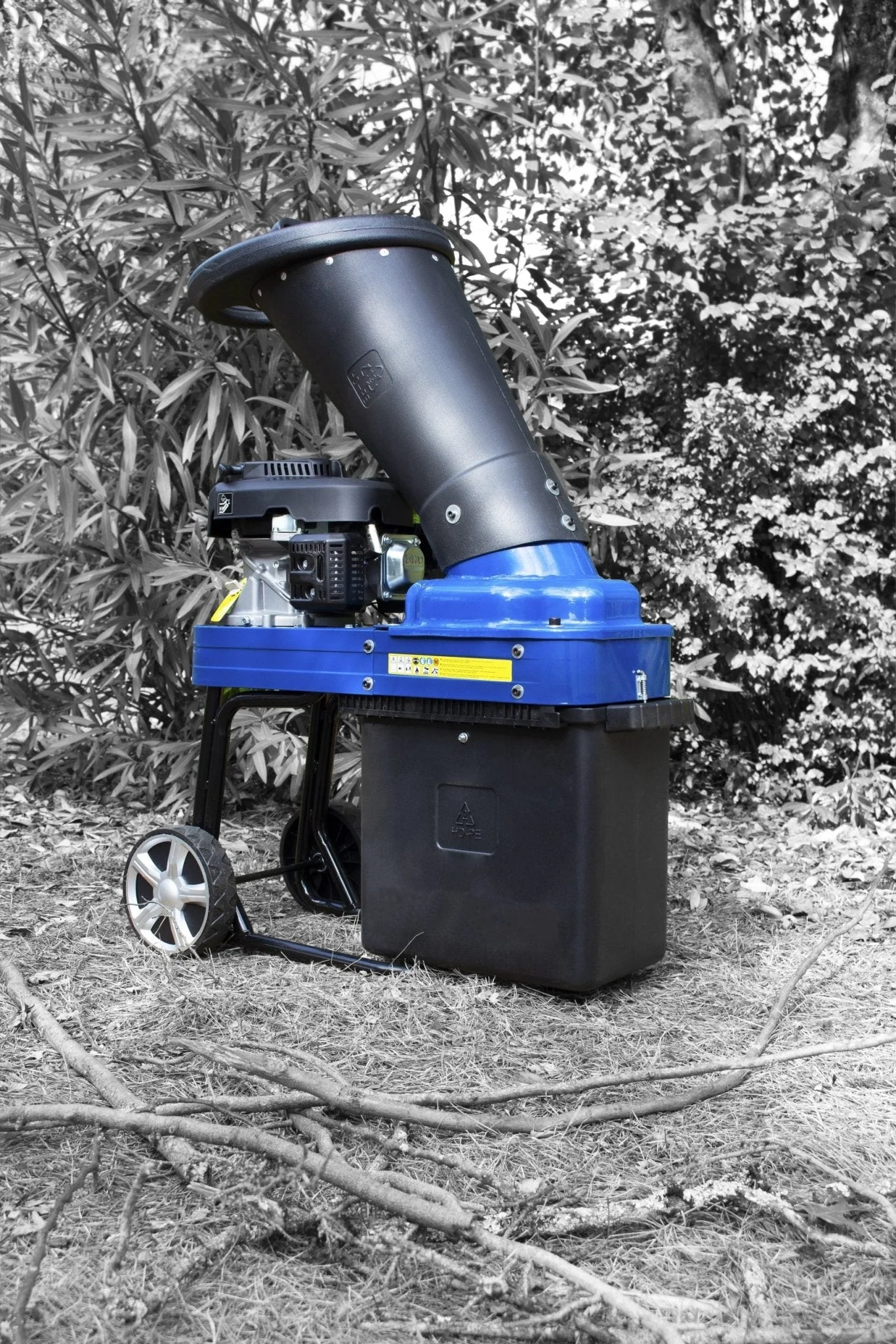 New 4HP Wood Chipper Shredder – Heavy Duty Garden Mulcher Machine WT214281 - Image 2