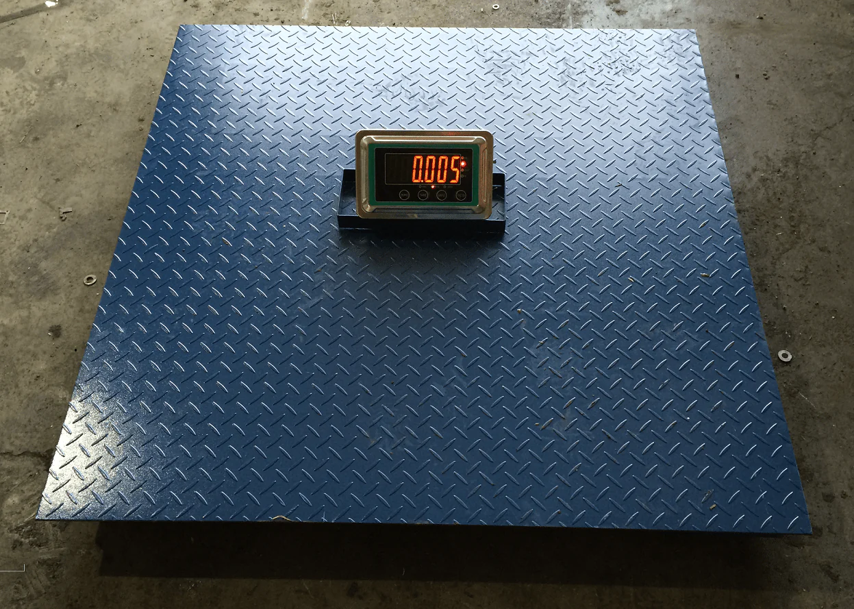 New 4x4 Wireless Floor Scale 10,000 lbs with Stainless Steel Indicator – FS4X4DI