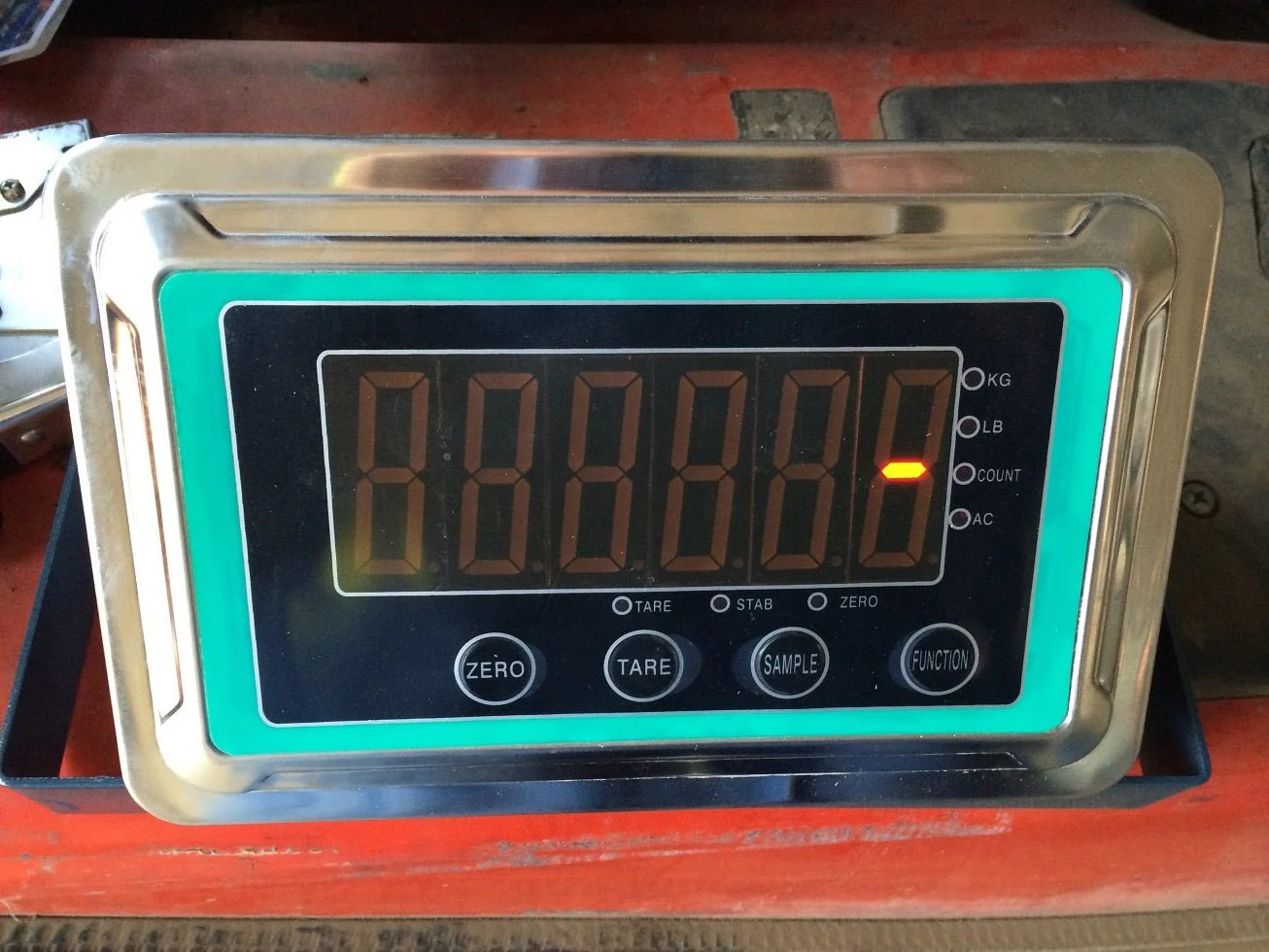 New 4x4 Wireless Floor Scale 10,000 lbs with Stainless Steel Indicator – FS4X4DI - Image 2