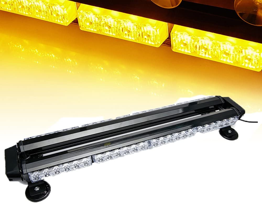 54 LED Amber Emergency Strobe Light Magnetic Mount Vehicle Warning Beacon 5954LED - Image 7